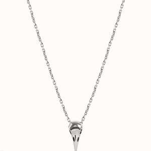 Silver Raven Skull Necklace Bird Skull Jewelry Raven Skull Gothic Pendant Goth & Steampunk Gift for Him Best Christmas Gift - FPE005 image 4