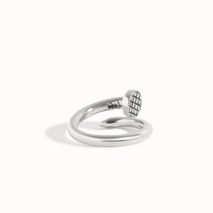 Bague en argent pour le septum des ongles, bague pour le nez, bijoux de corps, argent sterling, style bohème, avant-gardiste, 14 g, 16 g, cadeau pour elle BSE045 image 3