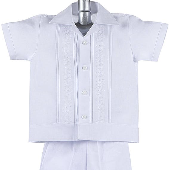 de Guayabera para niños camisa de bautismo de - España