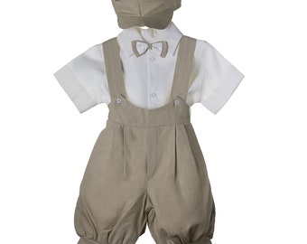 Baptism Outfit for Boys, Baby Boy Blessing Outfit, Christening Outfit, Ropon Para Nino, 4 Piece Christening Set - RUS 907