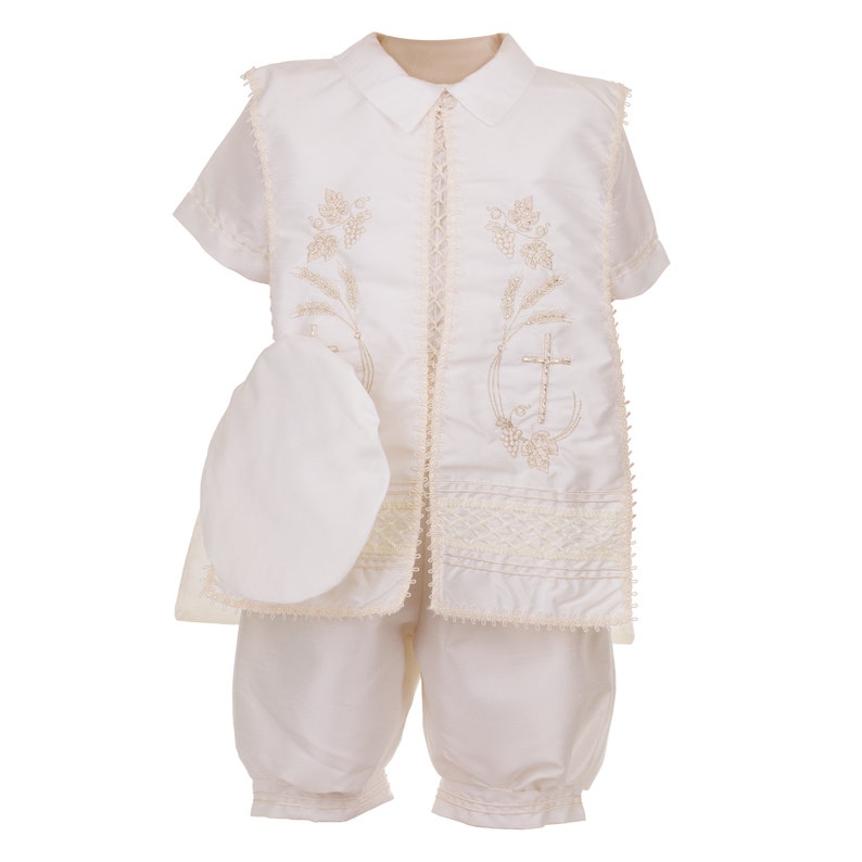Baptism Outfit for Boy, Boys Christening Set, Baby Blessing Outfit ...