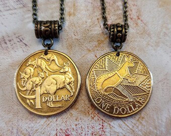 Australian Coin 1 Dollar | Elizabeth II | Kangaroos | 1984 - Etsy