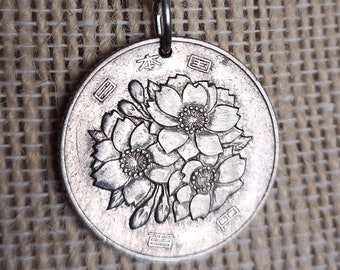 Japan 100 Yen coin pendant, 1967-2019, choose year