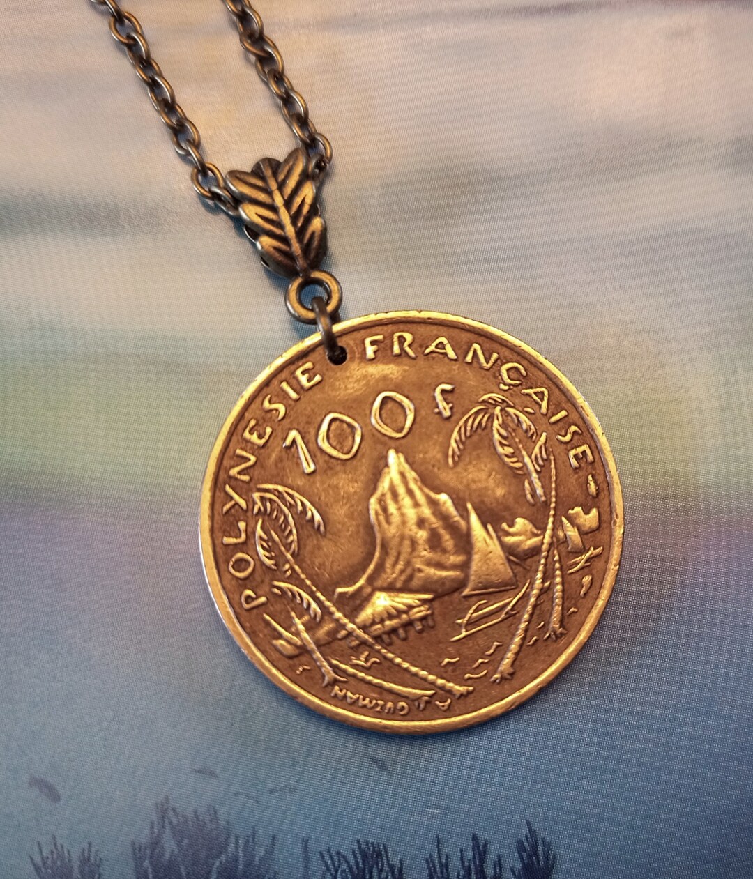 Tahiti French Polynesia Bora bora 100 Francs Coin Pendant 1976 2007 french-polynesia-independentists-victory-is-first-step-toward-a-self