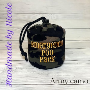 "Reise-Toilettentasche ""Not Poo Pack"" - Reise-Toilettenrolle Tragetasche - für WC-Rolle & Hand-Desinfektionsmittel - Versandkostenfrei in Australien."