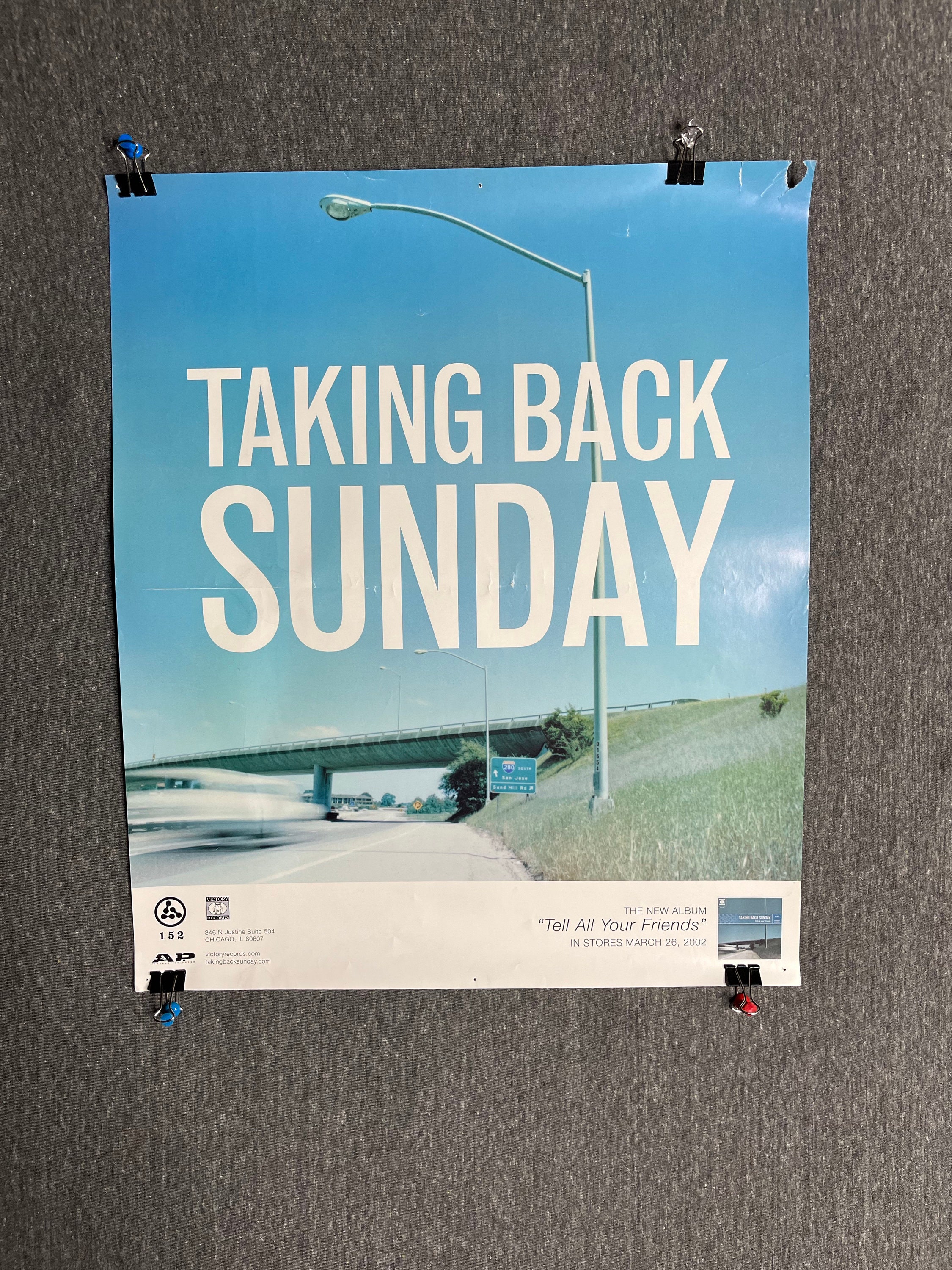 2002 TAKING BACK SUNDAY tell All Your Friends - Etsy