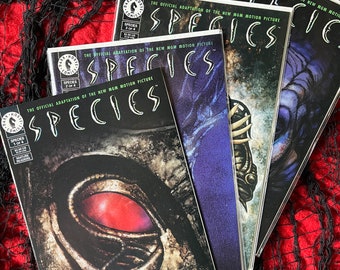 SPECIES Complete 4-Book Dark Horse Comic Book Series