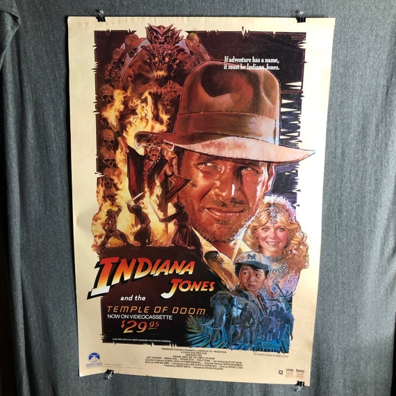 ~best Indiana Jones Movies /+ php?item= Vintage Indiana Jones and the Temple of Doom Home Video Movie - Etsy