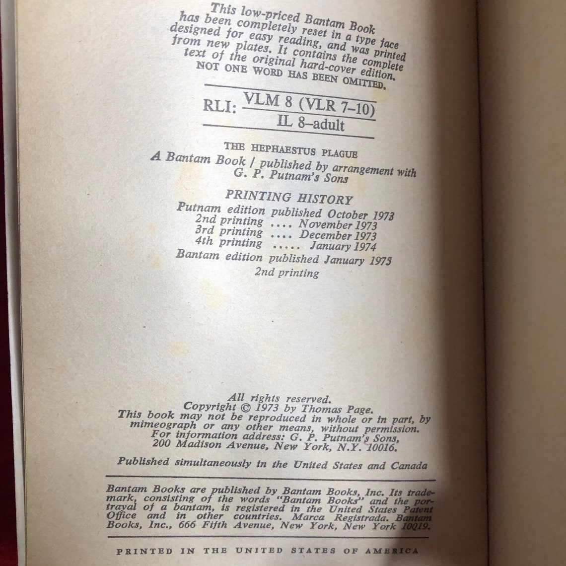 The Hephaestus Plague by Thomas Page The Hephaestus Plague by Thomas Page