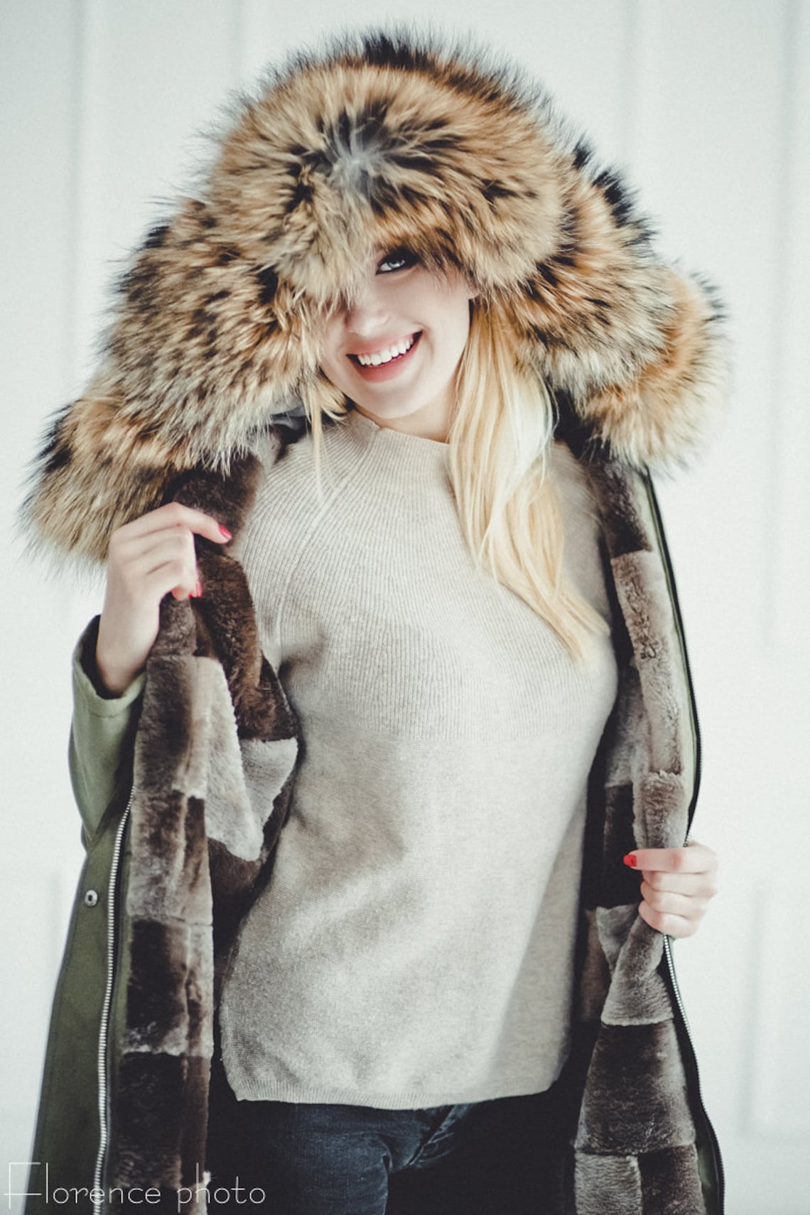 fur parka womens coat