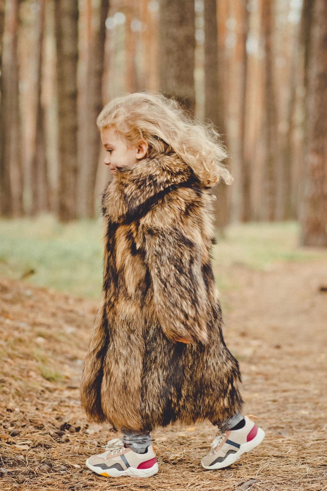 Baby Fur Coat Toddler Real Fur Jacket Winter Kids Coats Etsy