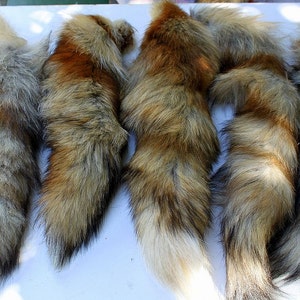 Fox Tail Red Fox Tails Costume Cosplay Fur Pelt image 1