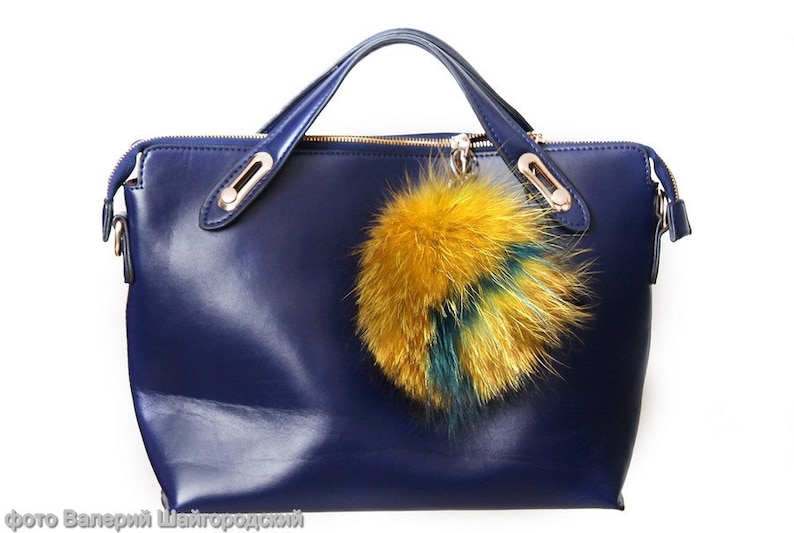 White Pom Pom Keychain furry Keychain Fur Pompom Pom Poms Etsy