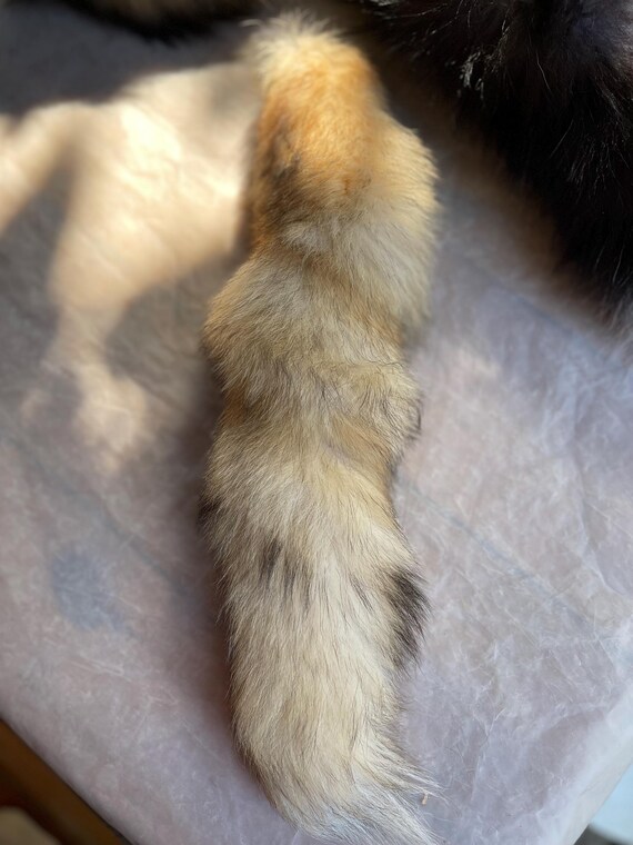 Magic-Fur Real Fox Tail Keyring – 16, 28, Or 40 Cm – Natural Colors For Costume, Cosplay