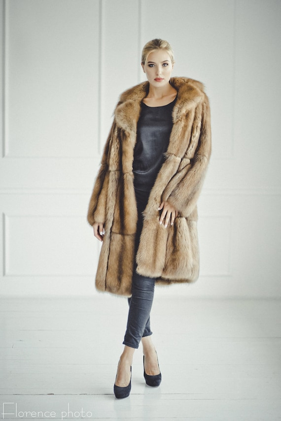 Mink top coats womens