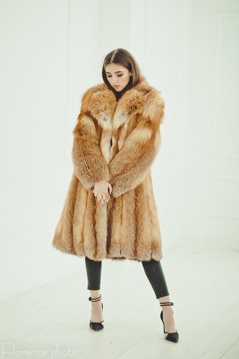 Winter Fashion Real Mink Fur Coats For Women With Turn-down Collar