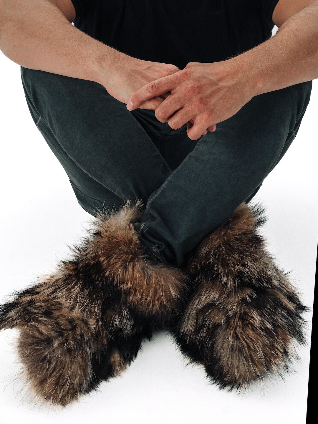 COLORS OF CALIFORNIA curly fake fur boot Curly Fur Boots - Etsy