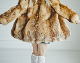 Personalized Baby Fox Fur Coat for Kids Toddler Fur Jacket Winter Kids Coat Etsy UK