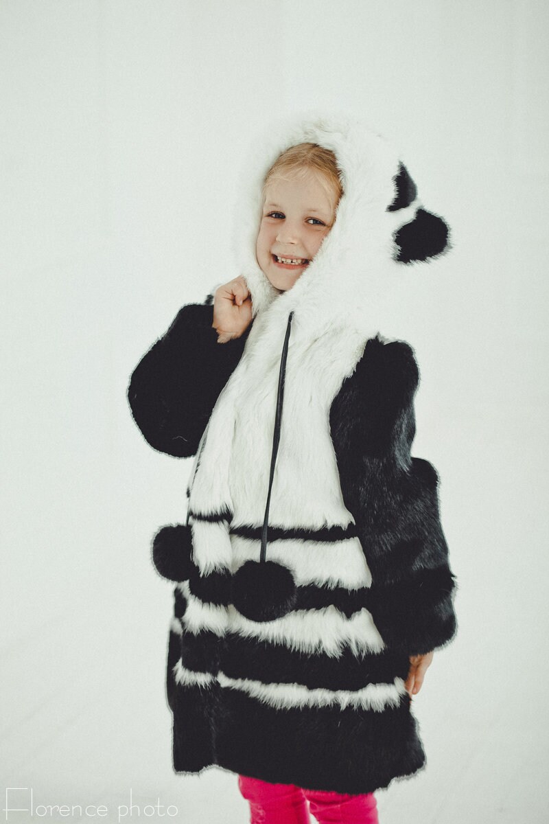 Childrens rabbit deals fur coats