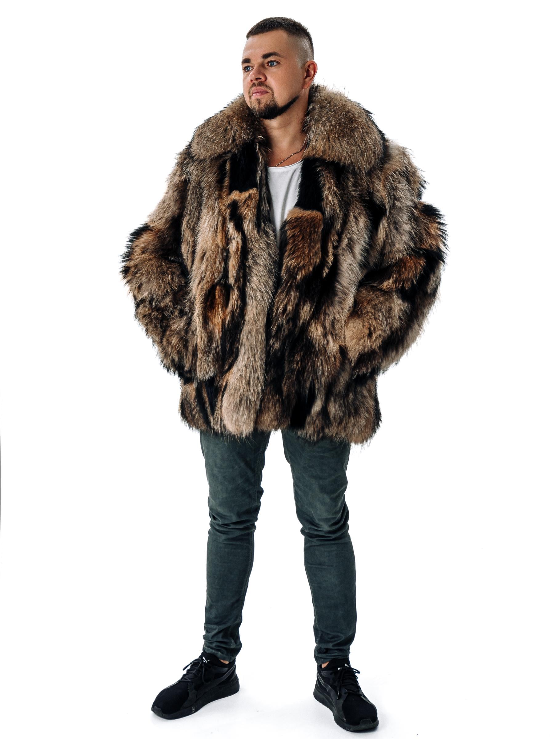 Men's Fox Fur Jacket I Winter Oversized Real Fur Coat - Etsy