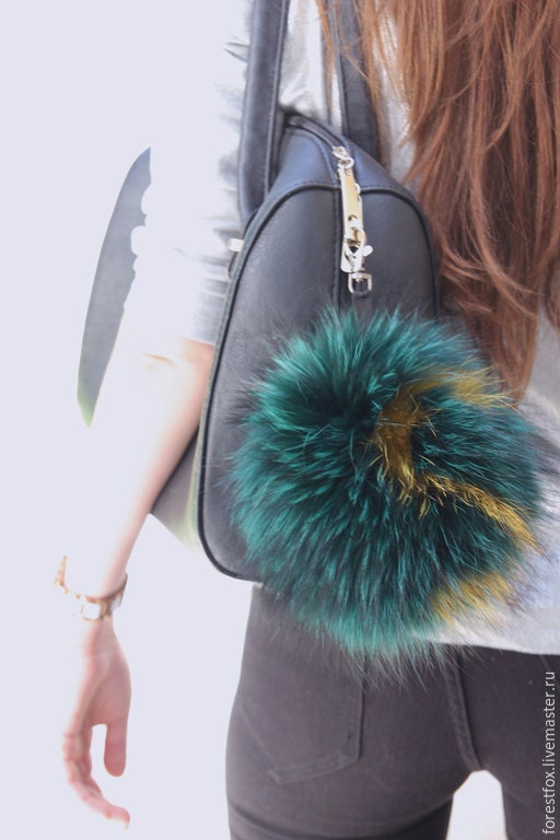 Myka Custom Pom Pom Keychain & Bag Charm