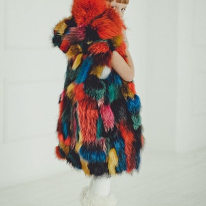 Fur Parka Coat Girls Baby Girl Coats Winter Jacket Toddler - Etsy