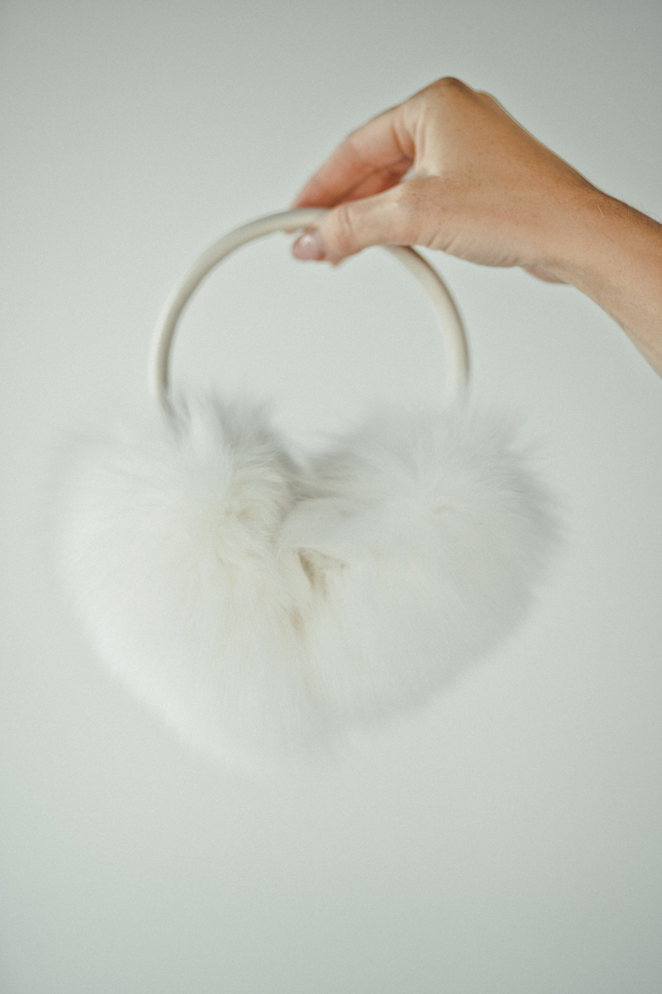 White Fox Fur Earmuffs | Real Fur Winter Ear Muffs | Stylish  display picture 1