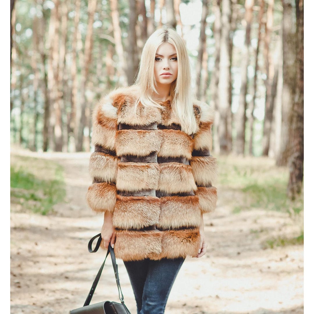 Fell Pelzmantel Damen Gebraucht Damen Schwarzer PELZ FELL MANTEL