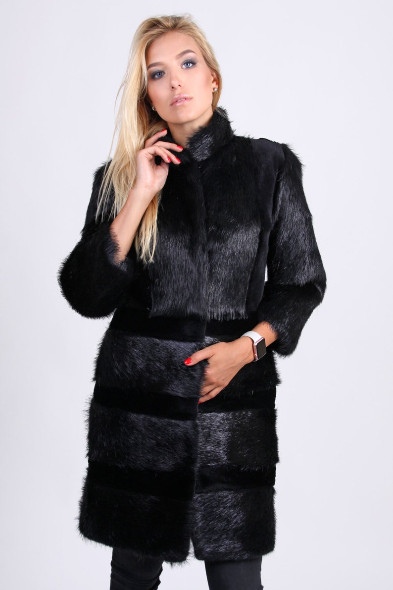 Nutria Fur Coat Womens Winter Jacket Gift for Women - Etsy