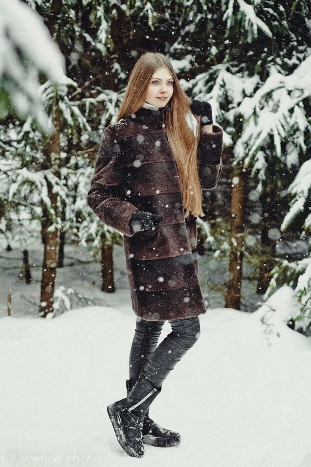 Nutria Fur Coat for Women | Winter Real Fur Jacket | Gift for Her