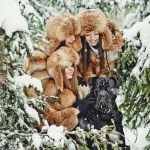 Fox Fur Hat for Winter Ushanka Russian Hats Womens Fur Hood Mens Hat ...