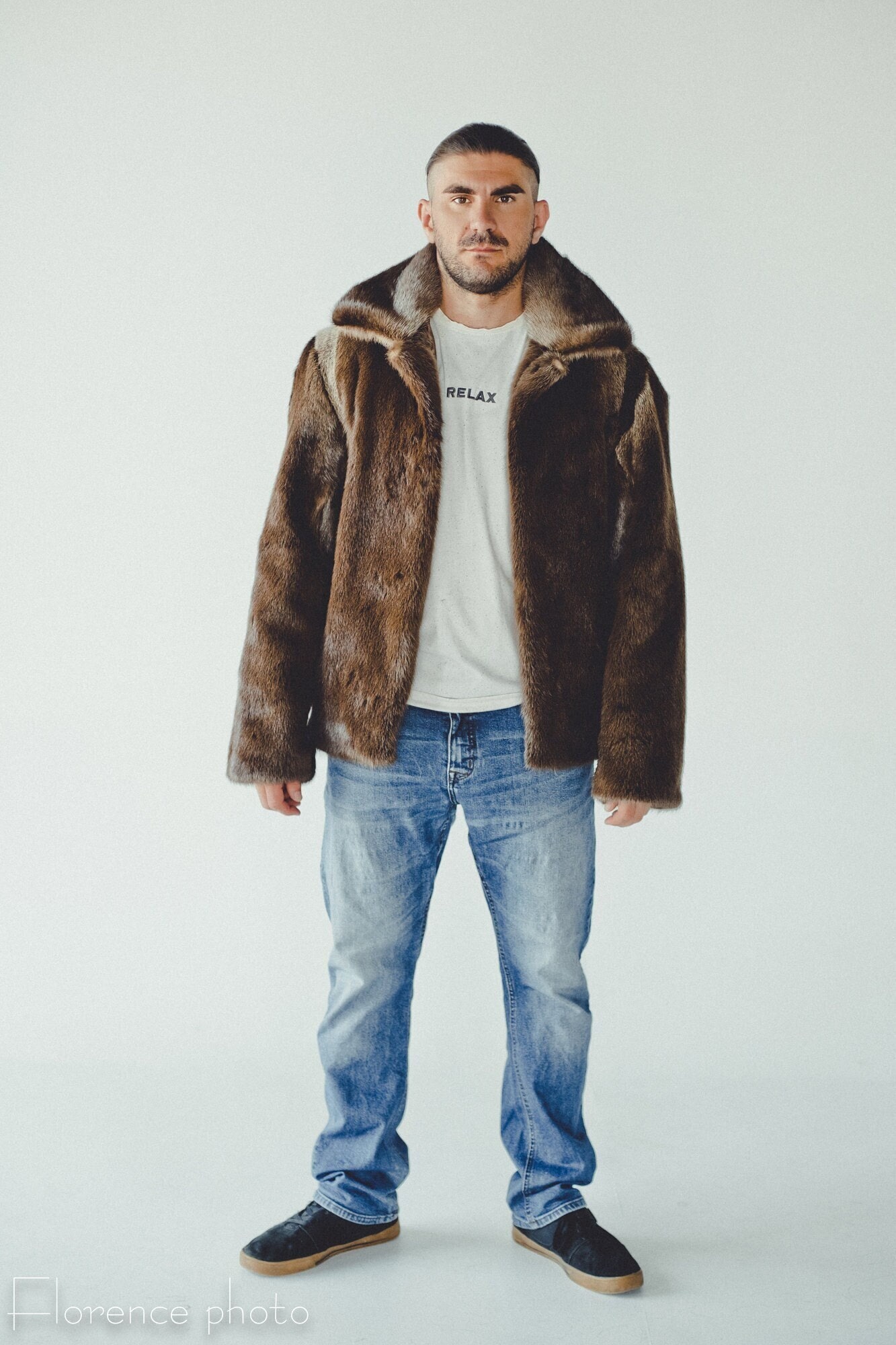 Sea otter hotsell fur coat mens