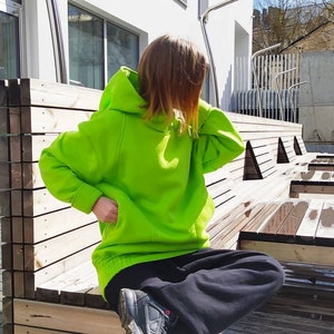 Slime green hoodie cheap