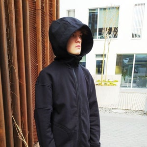 Big black oversized hoodie clearance