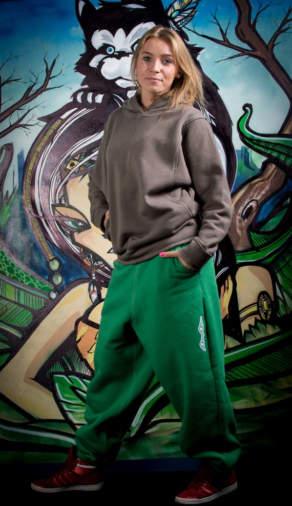 Baggy Green Sweatpants Online Sales, UP 