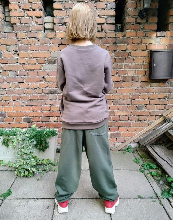 Dark Khaki Sweatpants, Woman Man Baggy Sweatpants, Drop Crotch Pants, Deep  Green Pants, Loose Pants, Unisex Cotton Sweatpants, Warm Pants -  Norway