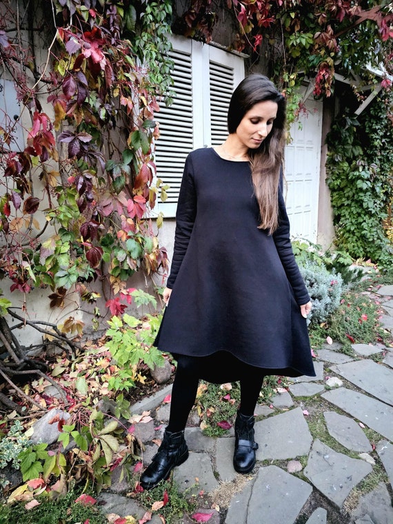 white christmas dresses The Julia Swing Dress in Black