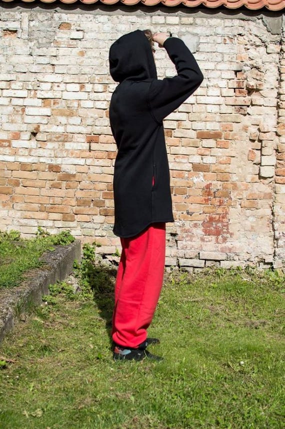 Red baggy sweatpants 2025