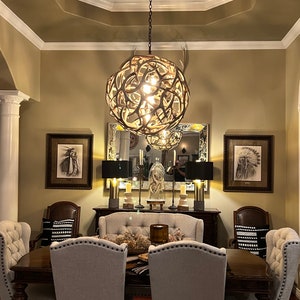 Antler Globe Chandelier - Modern Chandelier