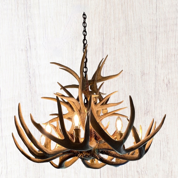 Antler Chandelier Etsy
