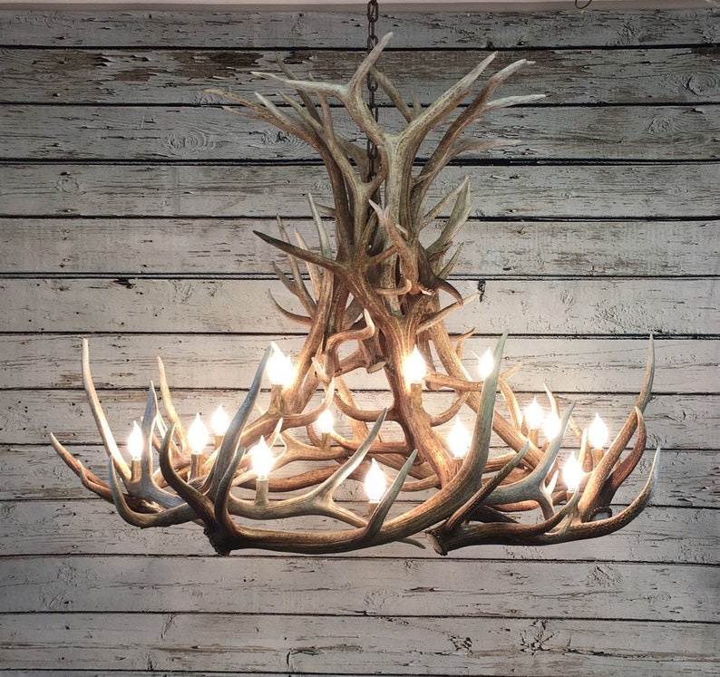 Elk Antler Chandelier 6ft diam. 4ft. High | Etsy