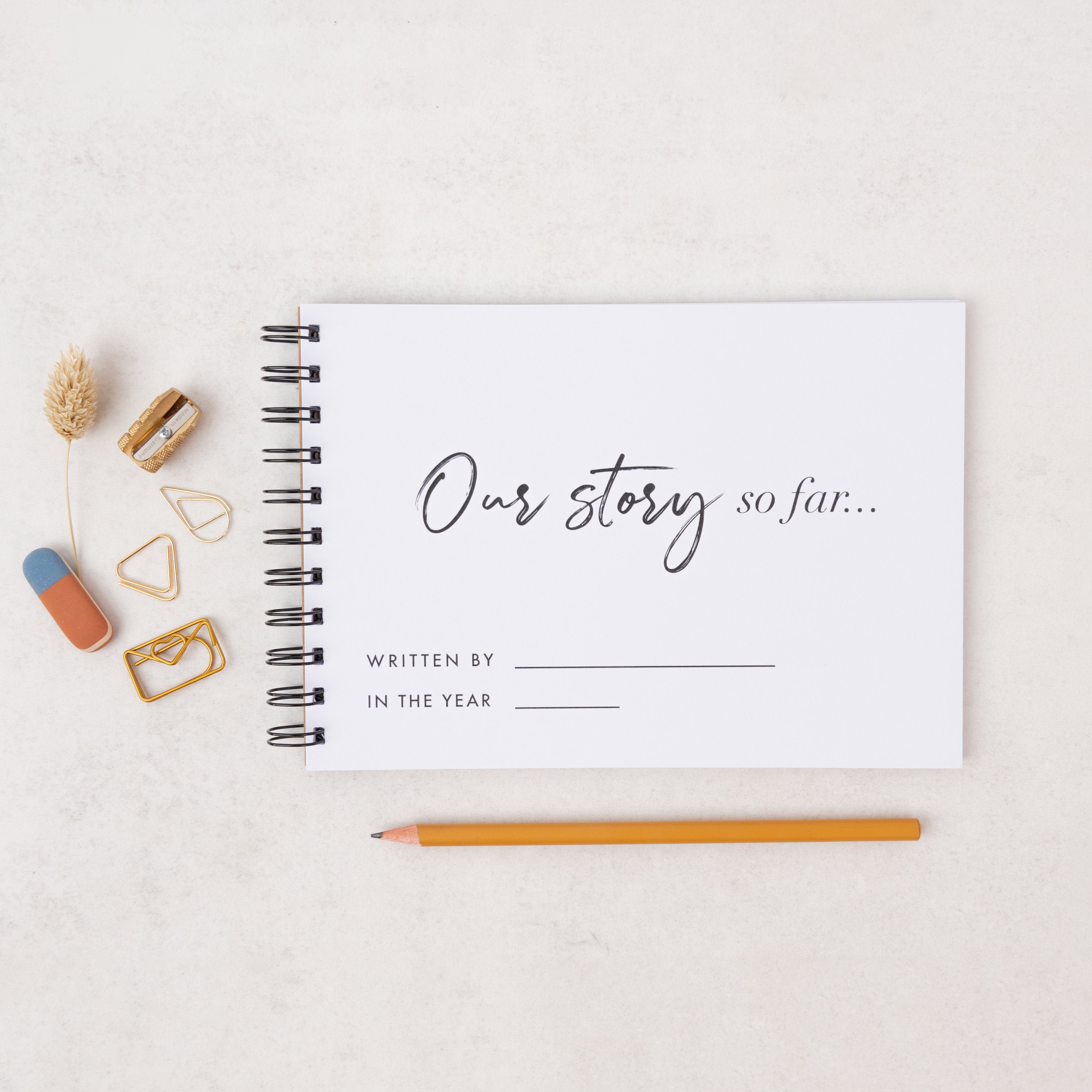 Reasons why I love you, Anniversary gift, boyfriend, husband, wife, partner, gifts for him, love, Our Story Scrapbook, memories journal