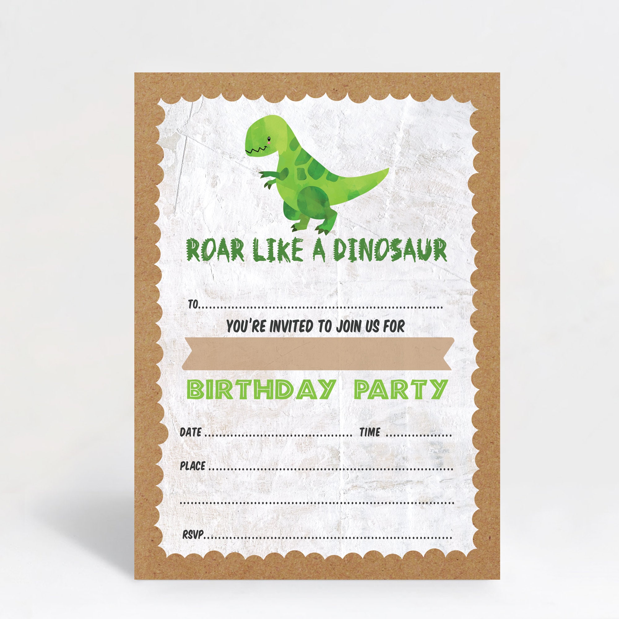 Invito 3 Compleanno Dinosauri - Bomboniera Chic