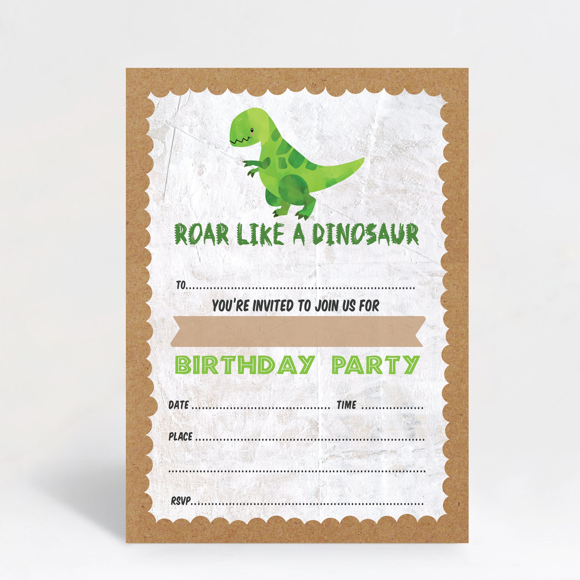 Dinosaur invitations deals