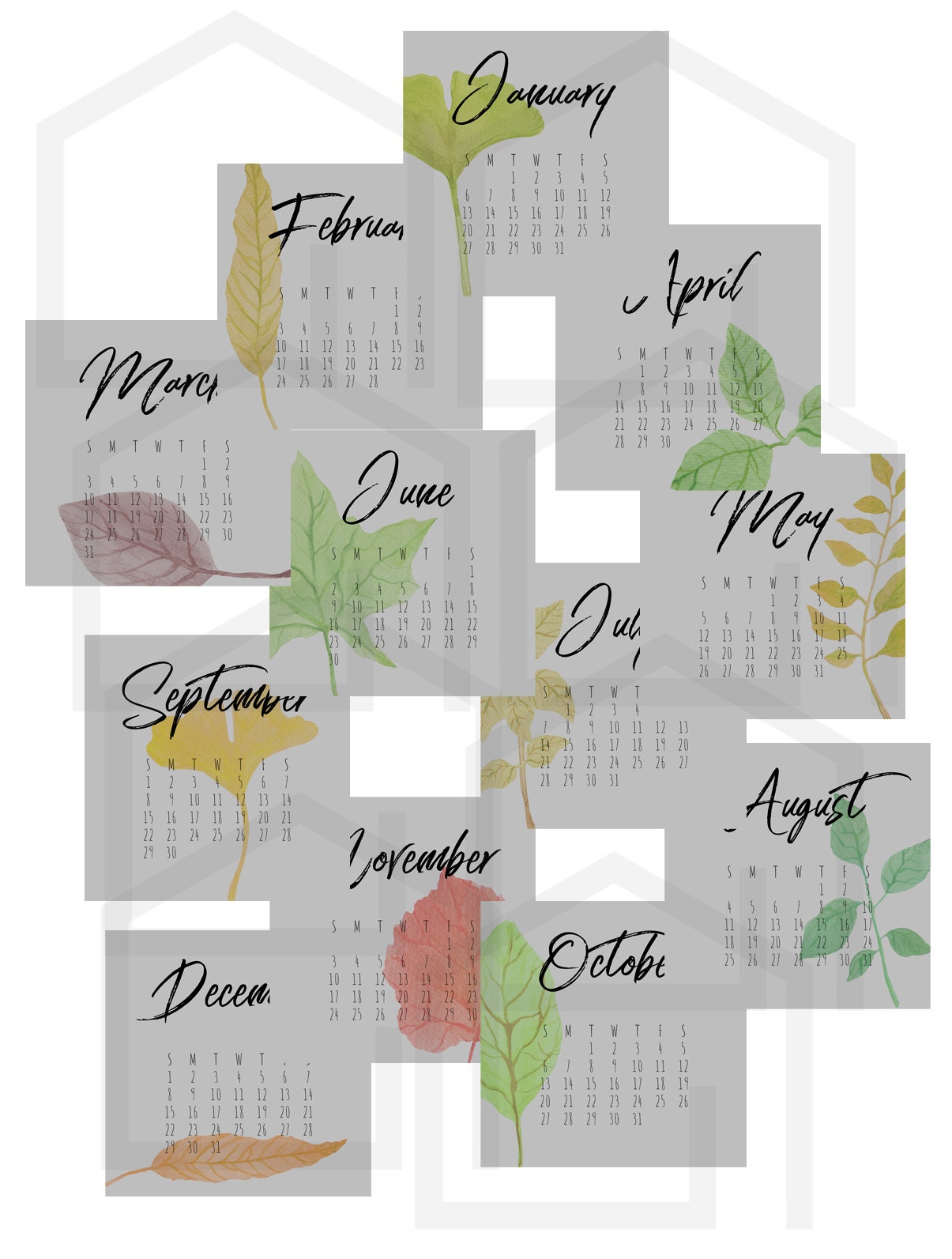 2023 Desk Calendar Refill Desk Calendar for Her Block 2023 Etsy UK