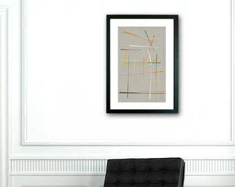 Mid Century Modern print, Abstract art, Minimalist art, Printable art, Geometric art, Scandinavian art, Modernist art, VIntage style art