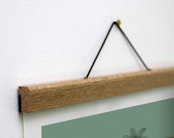 Wooden Poster Hanger, Calendar Hanger for your Office, Unique Poster Hanger, Wooden Magnetic Hanger, A2 Poster Hanger, A3 Poster Hanger, A4