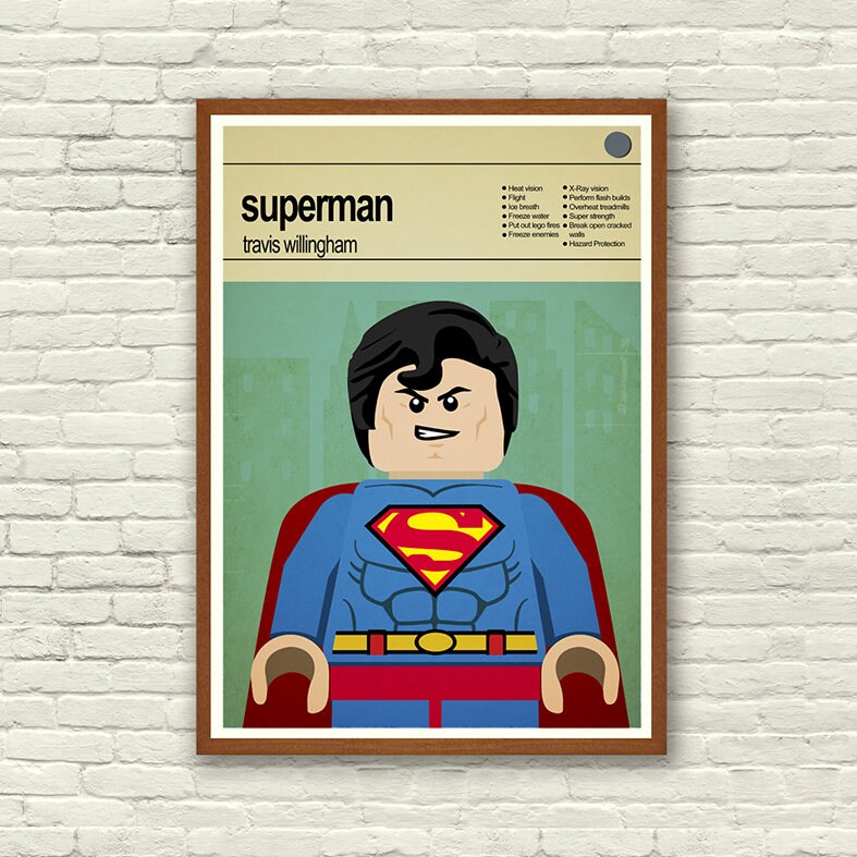 Poster für Jungen Zimmer Superheld Drucke für Childrens | Etsy