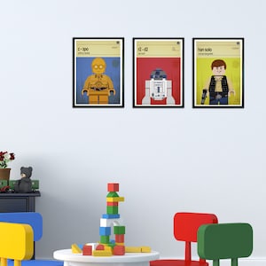 Starwars Characters Stretched Canvas Print Framed Wall Art Kids Decor Painting Starwars Characters Stretched Canvas Print Framed Wall Art Kids Decor Painting
