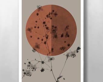 Modern Wall Art, Abstract Wall Art, Modern Art Print, Living Room Decor, Home Decor, Wall Prints, Abstract Prints, Moon Print, Lounge Prints